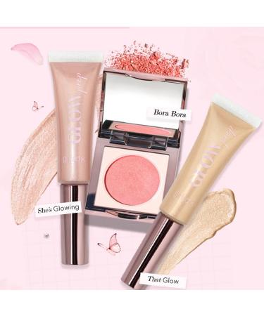 Girlactik Glow Prep - She's Glowing Illuminator (Pink) 13ml | Best International Shipping - Buy Online on GoSupps.com