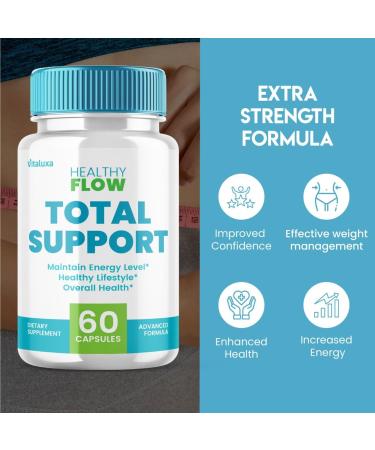 (3 Pack) Healthy Flow Capsules Healthy Flow Total Support Pills with All Natural Ingredients Advanced Formula Supplement for Overall Wellness with Max Strength Vitamins Women and Men (180 Capsules) - Buy Online on GoSupps.com