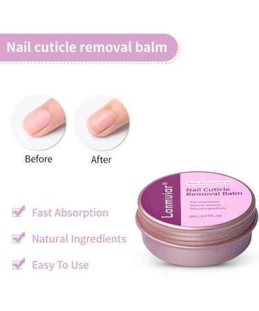 Cuticle Removal Cream 20g Cuticle Removal for Smooth & Moisturize Nails Instant Cuticle Remover Hand Nail Cream Natural Nail Strengthener Nail Care Balm for Nail Repair Growth - Buy Online on GoSupps.com