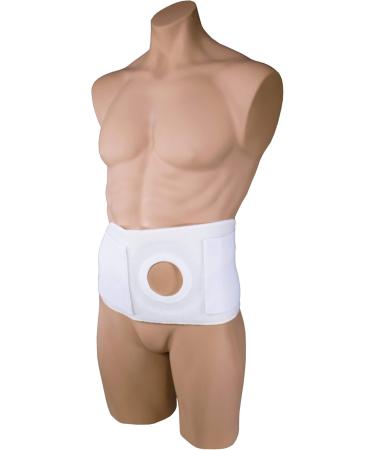Buy OTC Ostomy Abdominal Binder - Stoma Support & Hernia Colostomy - Large with 6 Belt & 3 Opening Pad - Buy Online on GoSupps.com