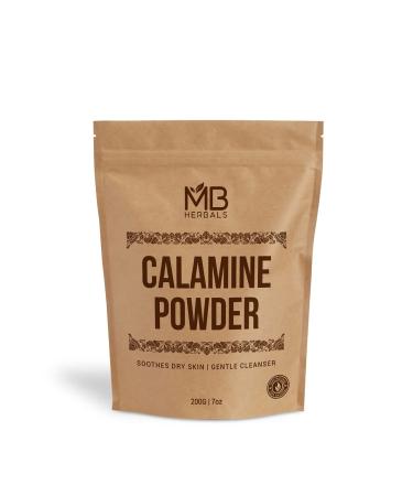 MB Herbals Calamine Powder 7 oz (200 Gram) | Calamine Powder for Soap Making and Soothing Face Pack for Dry Skin | No External Fragrance or Color | No Preservatives