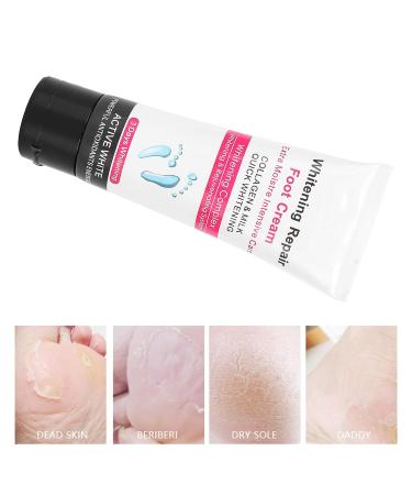 Whitening Foot Care Cream Heel Repair & Brightening Lotion for Dry Cracked Feet | Smoothing & Moisturizing Hand & Nail Cream - Buy Online on GoSupps.com