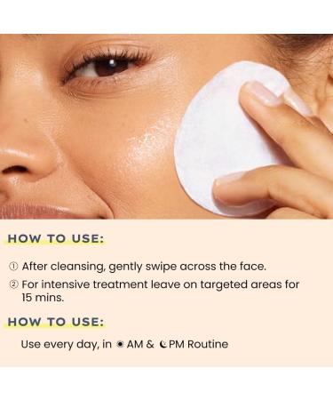 Hyphen Face Serum Pads - Rice Water - with 5% Niacinamide & Alpha Arbutin Hydrating Toner Pads for Radiance & Even-Looking Skin Tone Suitable for All Skin Types 50 Pads - Buy Online on GoSupps.com