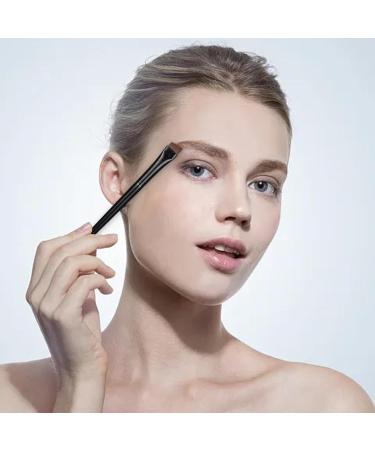 Eye Brow Brush | Angled Eyeliner Brush - Eyebrow and Liner Brush Angled with Ergonomic Handle for Comfortable Precision Control A101 - Buy Online on GoSupps.com