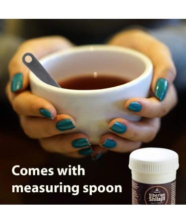 Ayure Natural Siberian Shilajit 45g with Measuring Scoop - 1.6oz Pack for Improved Wellness - Buy Online on GoSupps.com