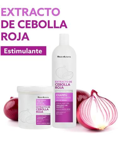 Thader Th Pharma Shampoo with Red Onion Extract 1000 ml - Buy Online on GoSupps.com