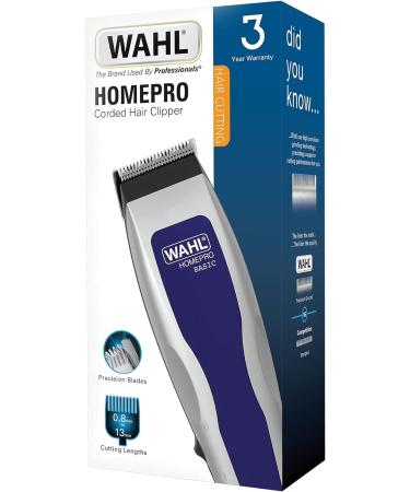 Wahl HomePro Basic Corded Hair Clipper - Easy-to-Use Haircut Kit for Men - Buy Online on GoSupps.com