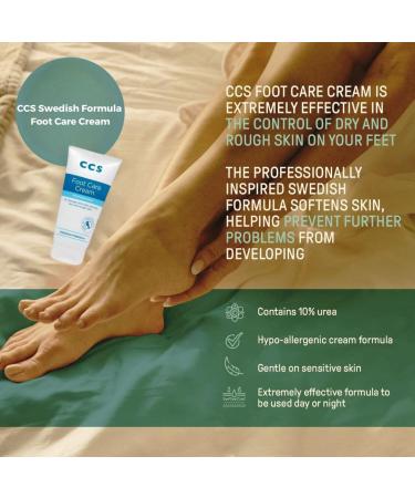 CCS Swedish Foot Care Cream 175ml - Intensive Moisturizing & Repair Formula for Soft Smooth Feet - Soothes Dry Cracked Heels - Professional Foot Care Solution - Buy Online on GoSupps.com