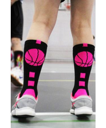 MadSportsStuff Basketball Crew Socks - Cardinal Red/Gold - Made in USA - Youth & Adult Sizes - Buy Online on GoSupps.com