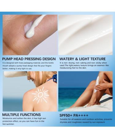 HOPHAT Centella sunscreen SPF 50 PA lightweight daily sunscreen with Centella Asiatica moisturizing and soothing formula for all skin types 50ml - Buy Online on GoSupps.com