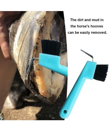 Horse Hoof Pick Brush Ergonomic Hoof Cleaner Portable Hoofpick for Home Beauty Salon Barber (Random Color) - Buy Online on GoSupps.com
