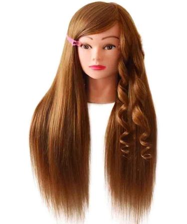ZHJING Fashion Bridal Makeup Dummy Head - Ladder Training & Hair Salon Practice for Professional Braids & Trimming - Buy Online on GoSupps.com