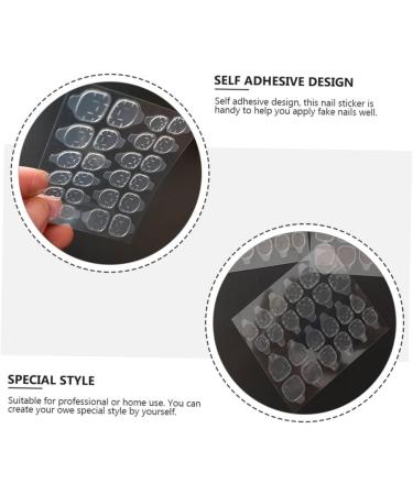  Mikinona Mikinona Double-Sided Adhesive for Nail Art Gel Adhesive for Manicures 40 Sheets - Buy Online on GoSupps.com