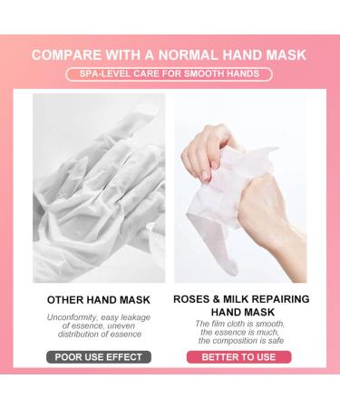 Hand Spa Mask for Dry, Aging Hands - Moisturizing Gloves for Intense Skin Repair - 5 Pairs - Buy Online on GoSupps.com