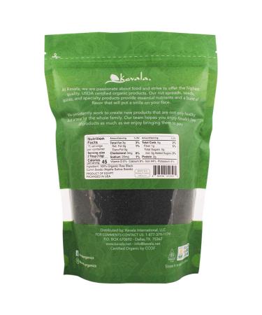 Kevala Organic Raw Black Cumin Seeds (Nigella Sativa) 2 lb - Premium Quality Superfood - Buy Online on GoSupps.com