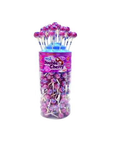 Sucette double cherry - 150 pi ces