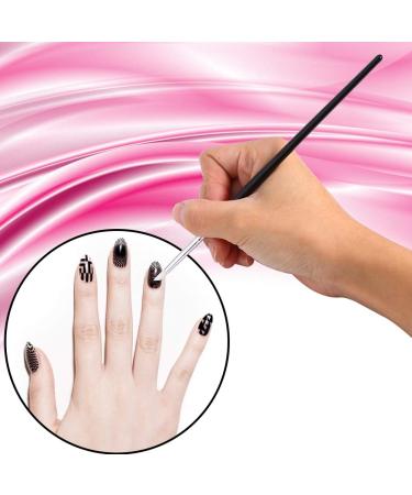 5Pcs Silicone Nail Art Brush Set - Liner Carving & Design Tools for DIY Nail Designs | International Shipping - Buy Online on GoSupps.com