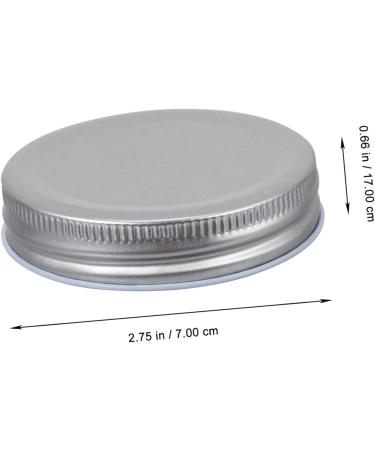 CIYODO 16pcs Mason Jar Lids Mason Jar Replacement Lids Air Tight Tinplate Lid Reusable Lids Bulk Sealing Canning Jars Tin Lid Glass Bottles Tinplate Mason Jar Lid Mug Glass Jar 7X7CM Silver - Buy Online on GoSupps.com