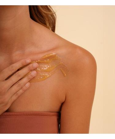 Fler Milky Scrub Body Scrub for Sensitive Skin Gel to Milk with Niacinamide Ginseng and Calendula Ideal Before Waxing Gentle Exfoliation with Pumice Stone - 200 ml - Buy Online on GoSupps.com