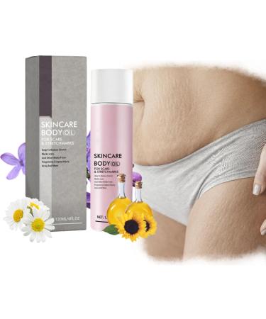 KARLOR Body Oil for Pregnancy Stretch marks Body Oils for Scars Pregnancy Stretch Mark Prevention Skin Care Oil Body Reduce streth makrs scars & Marks form pregnancy injury acne(120ml)