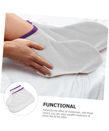 minkissy 1 Pair Wax Warming Cover Paraffin Bags Wax Bags Paraffin Wax Skin Cover Wax Cover Foot Wrapping Cover Paraffin Wax Heated Booties Paraffin Bath Booties Polyester Beauty Wax Spa - Buy Online on GoSupps.com