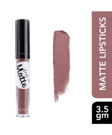 Nicka K True Matte Lip Color in NTM10 Turkish Rose - Long-Lasting Lipstick - Buy Online on GoSupps.com