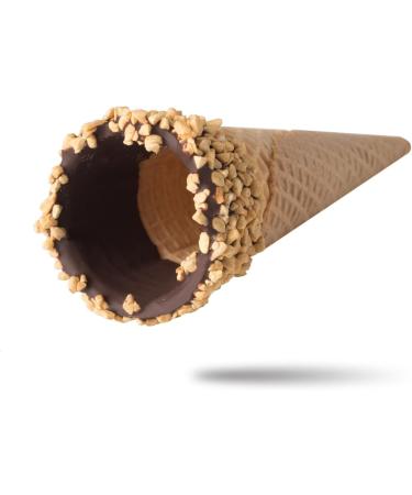 170 medium cone covered with chocolate and hazelnut kernels in rolled pods. - Buy Online on GoSupps.com
