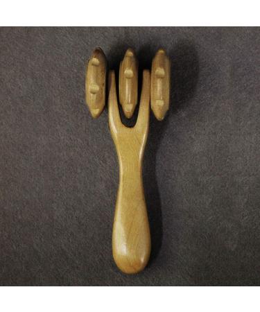 Wooden Massage Roller for Muscles and Acupressure - Perfect for Feet Back & Legs - International Shipping Available - Buy Online on GoSupps.com