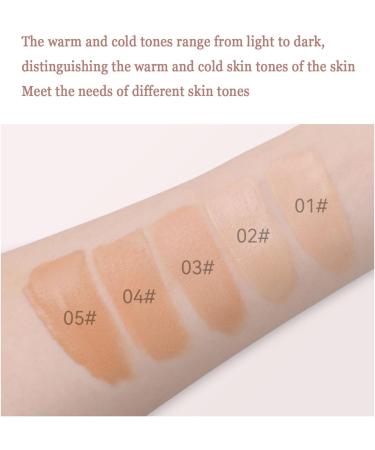 Super Coverage Foundation with Buffing Brush Full Coverage Foundation With Skin Buffing Brush Hydrating Waterproof and Light Long Lasting Foundation (05 20g) 05 20 g (Pack of 1) - Buy Online on GoSupps.com