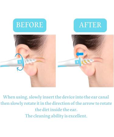 Q Grips Earwax Remover - Reusable Spiral Tool with 16 Replacement Heads - Buy Online on GoSupps.com