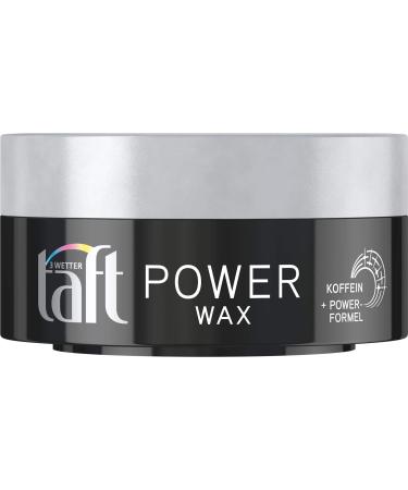 Schwarzkopf Taft Power WAX Caffeine + Power Formula, Pack of 1 (1x75ml)