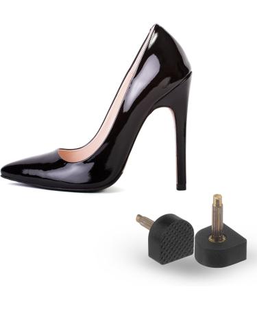 HARFINGTON High Heel Replacement Tips Kit - 20 Pairs U Shaped Protectors for 8-12mm Heels - Durable Beige Cap Dowels for Shoe Repair - Buy Online on GoSupps.com