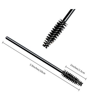 100 Disposable Eyelash Brushes - Aiyong Eyelash Applicator for Mascara & Extensions Black Eyebrow Brushes for Makeup Tools - Buy Online on GoSupps.com