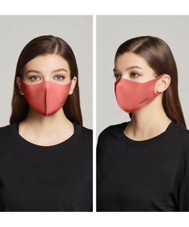 TSLA Copper Infused Face Mask for Men & Women - Washable Reusable UPF 50+ Breathable X-Large Red - International Shipping Available - Buy Online on GoSupps.com