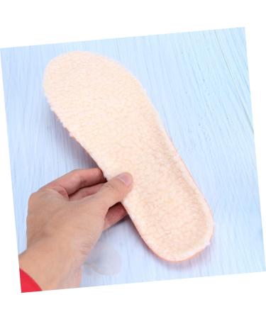 Beaupretty Warm Insoles Slippers for Men & Women | Orthopedic Shoe Liners | Winter Wool Felt Heating Cushion - Size 4 - Buy Online on GoSupps.com