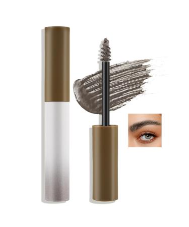 Boobeen Eyebrow Mascara Thickening Eyebrow Gel Eyebrow Coloring Cream Waterproof Eyebrow Gel Glue with Long Lasting Wear 01#
