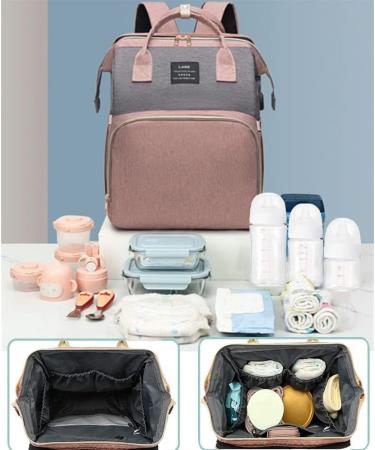 Yudoxn Wrap Bag Backpack | Multifunctional Waterproof Travel Diaper Bag | Perfect Mother's Day Gift for Baby Boys & Girls | Portable Diaper Pad Included - Buy Online on GoSupps.com