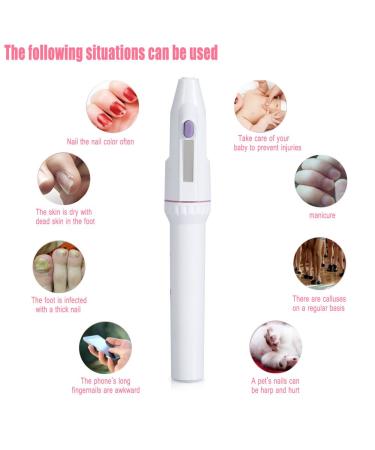 Electric Nail Drill Kit - Manicure Pen Sander with 5 Drill Bits for Exfoliating & Polishing | International Shipping - Buy Online on GoSupps.com
