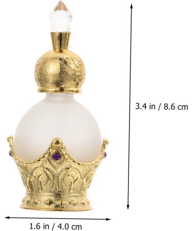minkissy 1pc Perfume Bottle Humidifier Freshener Diffusers Fragrance Small Perfumes Aroma Essential Oil Perfume Refillable Empty Bottle Travel Glasses Middle East Composite Material 9X4X4CM Golden - Buy Online on GoSupps.com