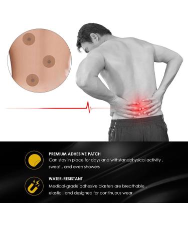 50 Magnetic Acupressure Patches - Waterproof & Breathable Relief for Back Shoulders Neck Joints Elbows Knees | International Shipping Available - Buy Online on GoSupps.com