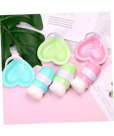 1pc Face Brush for Deep Cleansing - Manual Facial Massage & Scrub Brush with Loofah Rack - Perfect for All Skin Types - Buy Online on GoSupps.com