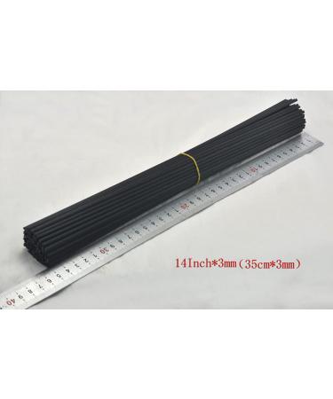 Kidlearn 100 PCS Fiber Diffuser Sticks - Essential Oil Diffuser Sticks for DIY Room Fragrances (35cm x 3mm Black) - International Shipping Available - Buy Online on GoSupps.com
