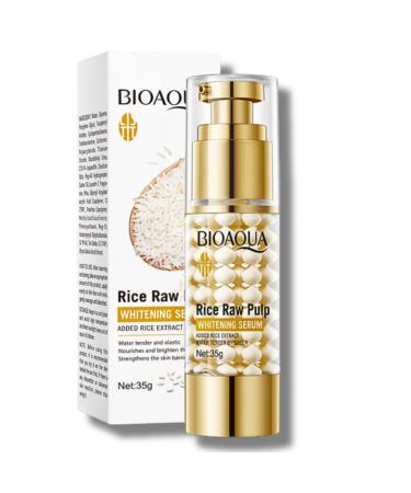 Rice Raw Pulp Face Serum Brightening Serum Face Moisturizer For Women Hydrating Serum Glow Serum For Glow Beauty Skin Barrier Repair Hydrate & Plump Skin With Rice Water Korean Skincare