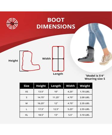 ManaMed Royal Boot Air Short CAM Boot - Small | Orthopedic Walking Boot with Air Pump & Traction for Ankle Sprain, Broken Toe & Post Surgery - Buy Online on GoSupps.com