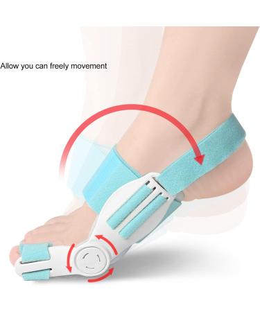 Bunion Corrector Splint - Lake Blue Silicone Hallux Valgus Straighteners for Pain Relief | Foot Care Tool - Buy Online on GoSupps.com