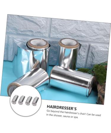 BESTYASH 4rouleaux Coloration Pour Cheveux De M ches Argent es Outil De Permanente Outil De Coiffure Aluminium Pour Ongles - Buy Online on GoSupps.com