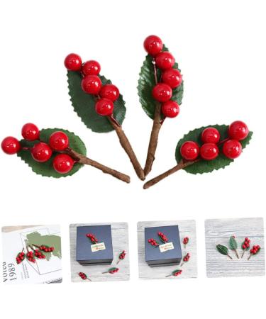 ABOOFAN 20 Pcs Christmas Decorations Christmas Tree Ornaments Berries Faux Plants Christmas Artificial Decor Christmas Tree Hanging Decor Party Decor Berry Flower Arrangement Foam Wrap - Buy Online on GoSupps.com