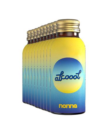 NONNA LAB - Alcoool - Pack of 10 x 100 ml - Recovery & Rehydration - 5 In 1 Action Food Supplements - Ve Drink