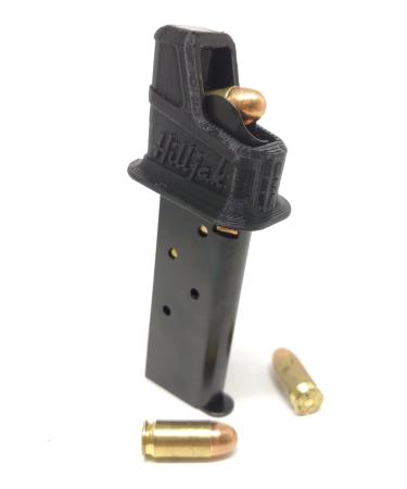 Hilljak 1911 Magazine Speed Loader Designed to fit 45 ACP and 9mm Single-Stack Magazines, Quickie Loader - Black