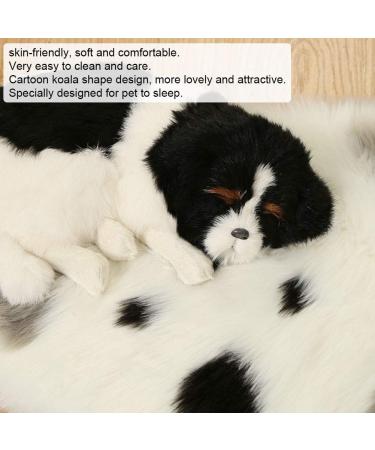 Pet Bed Soft Plush Comfortable 33.9x23.6x1.2in Pet Mattress for Puppy Cats for Four Seasons(Koala Dark Gray) - Buy Online on GoSupps.com